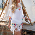 Robe-de-plage-blanche-avec-franges-Cover-Up-Sexy-ajour-tunique-costume-de-bain-t-2021