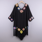 Robe-de-plage-blanche-avec-franges-Cover-Up-Sexy-ajour-tunique-costume-de-bain-t-2021
