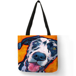 Sacs-main-en-tissu-imprim-chien-gris-pour-femmes-fourre-tout-de-Shopping-personnalis-sacs-de