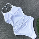 Maillot-de-bain-une-pi-ce-blanc-Sexy-bretelles-pour-femmes-taille-haute-Bikini-v-tements