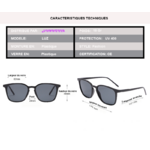 caractristique technique pour les lunettes LUZ