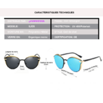 caractristique technique pour les lunettes ILIOS