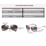 caractristique technique pour les lunettes ZON
