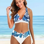 Maillot-de-bain-deux-pi-ces-pour-femmes-mod-le-feuilles-gilet-Tankini-ensemble-Bikini-v