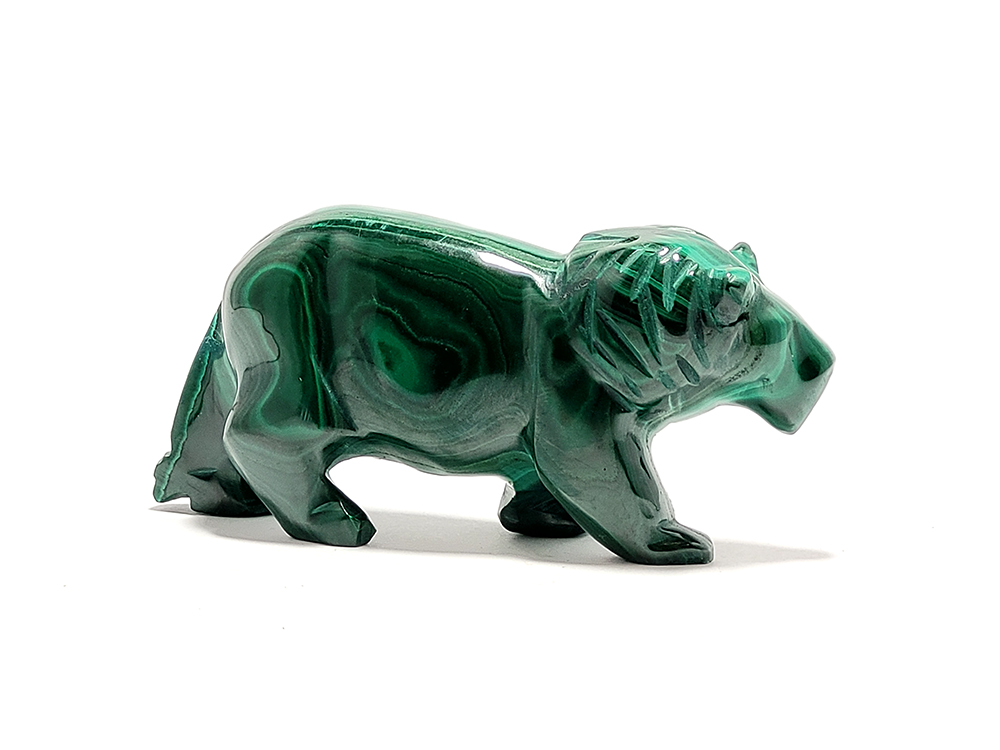 Lion en MALACHITE - 158 g