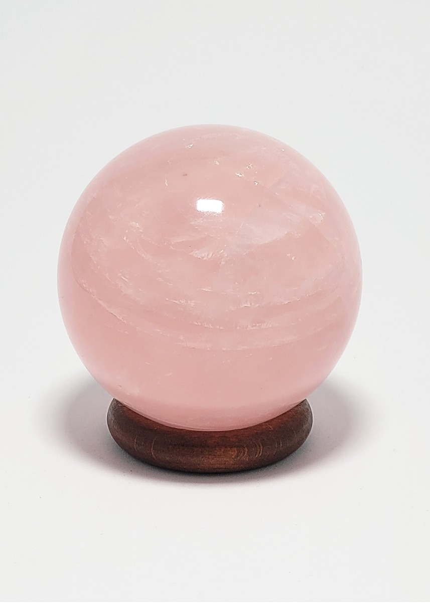 SPHÈRE EN QUARTZ ROSE - 303 g