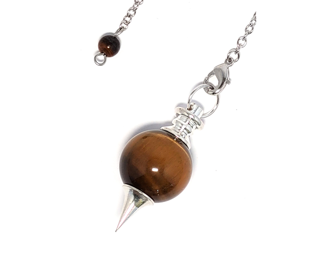 pendule divinatoire sephoroton oeil de tigre