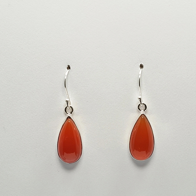 boucles-oreilles-argent-cornaline