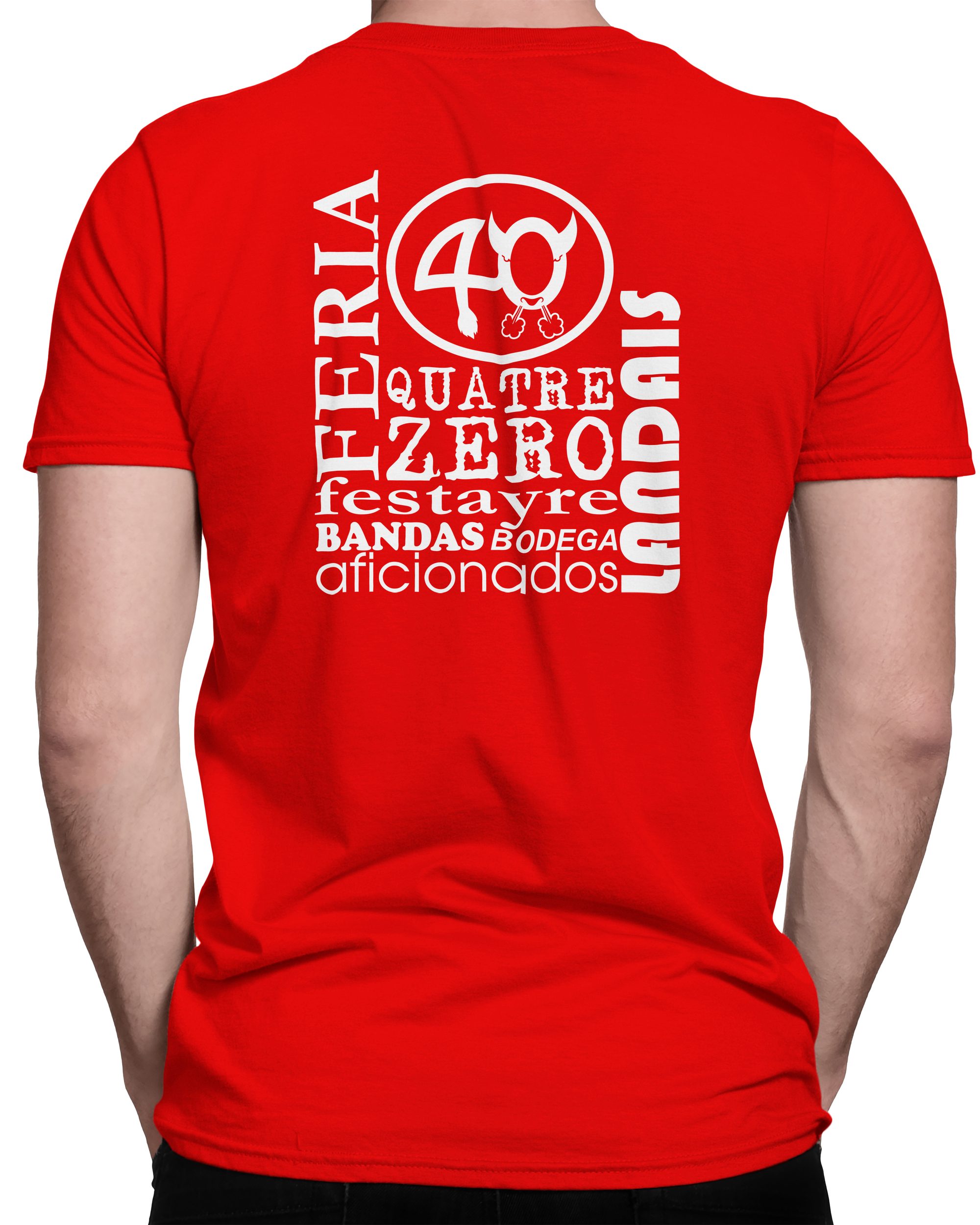 Tee-shirt 40 QuatreZero homme Landes Patchwork