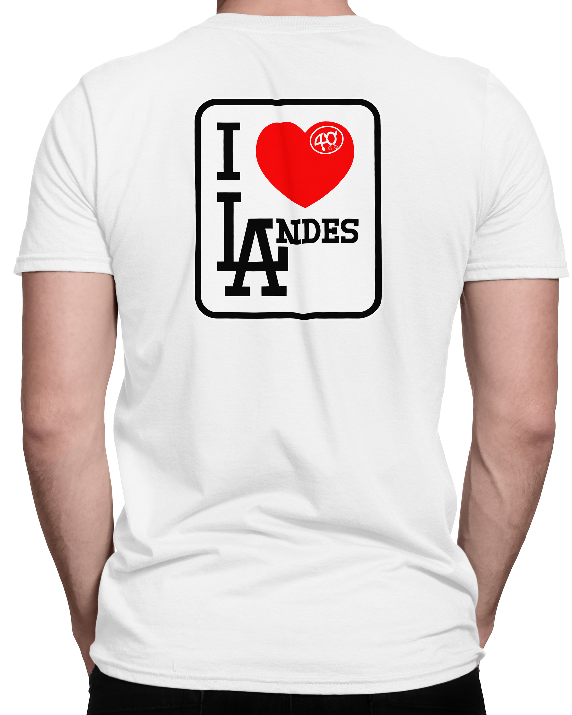 Tee-shirt 40 QuatreZero homme Love Landes