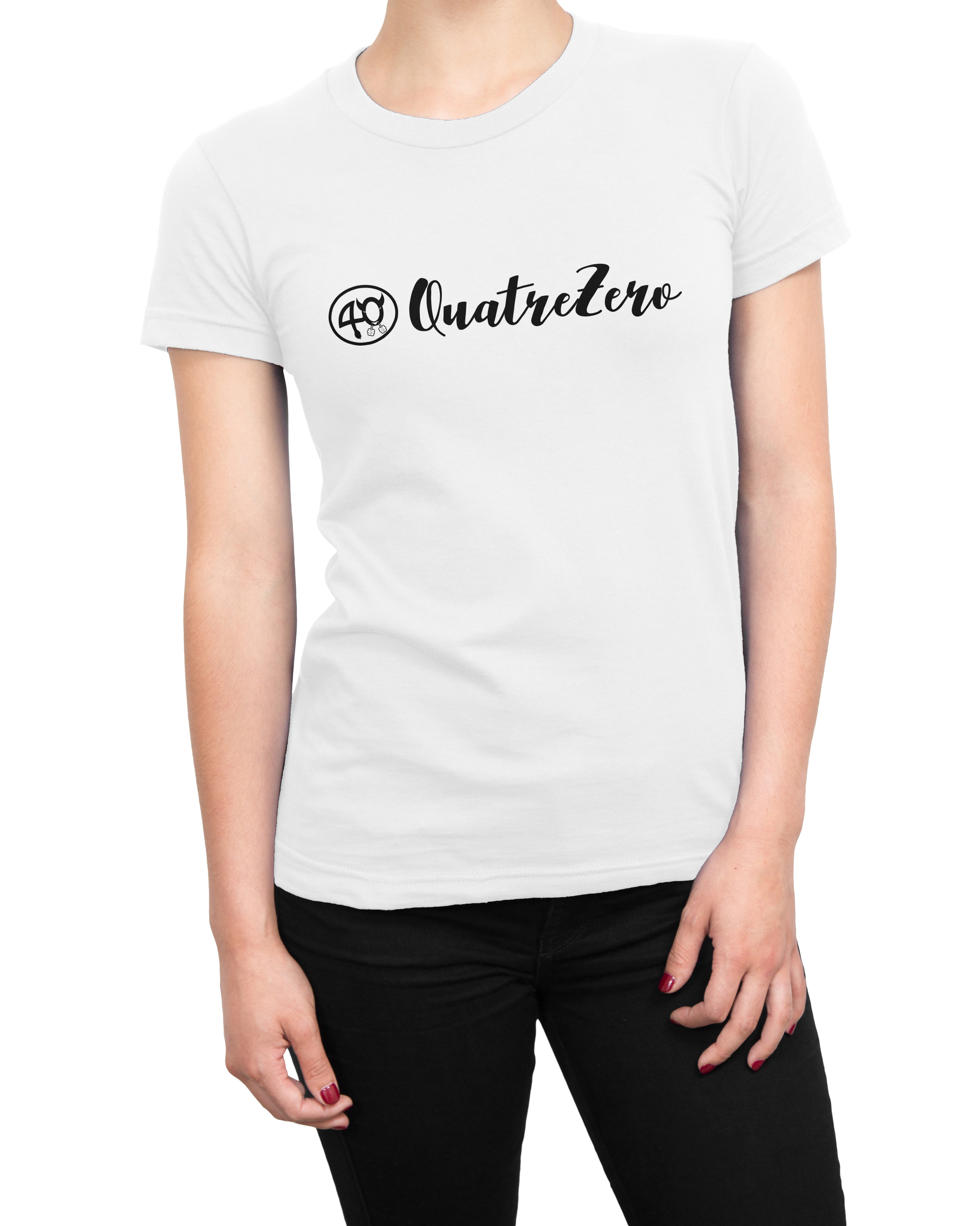 Tee-shirt 40 QuatreZero femme Logo QuatreZero