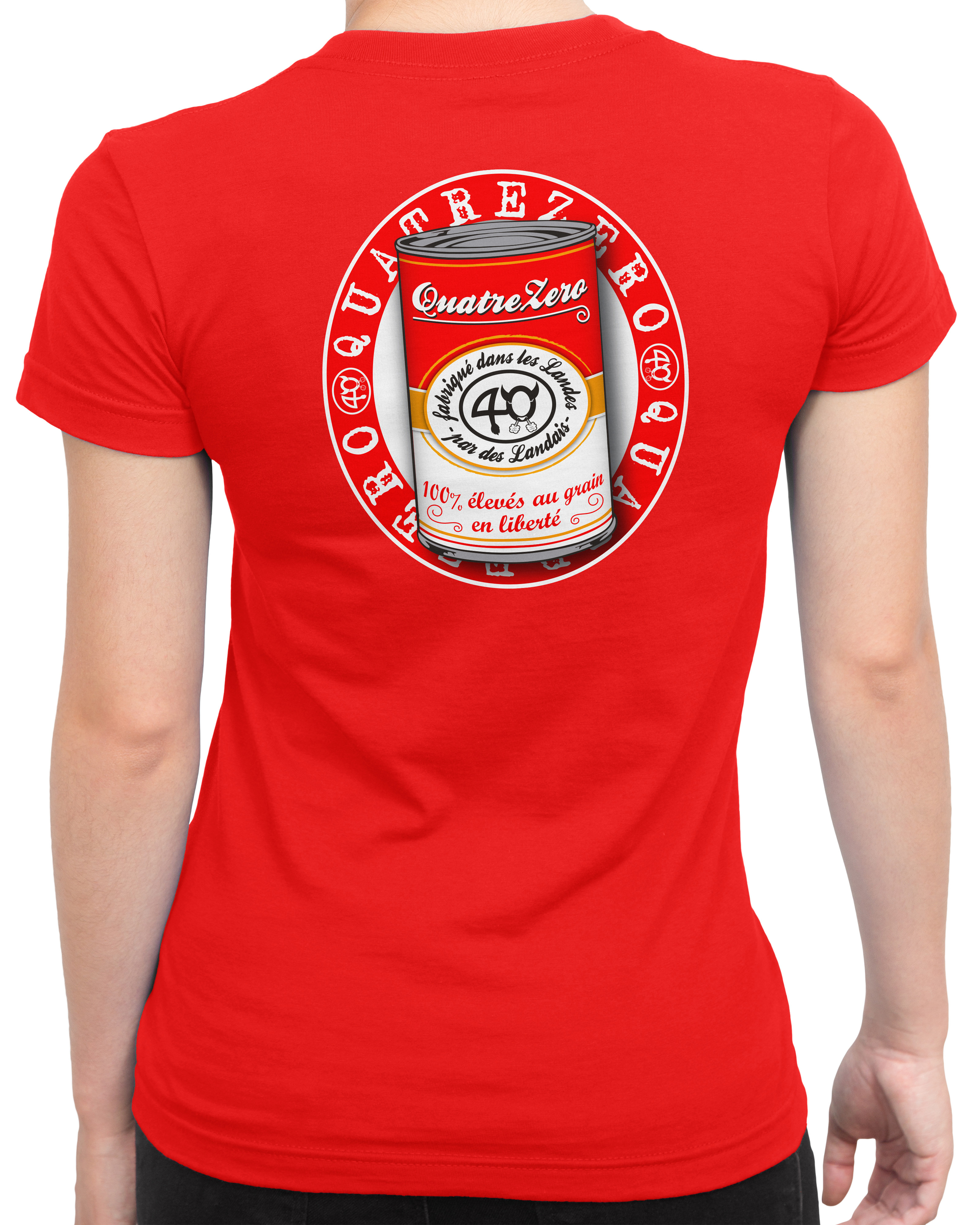 Tee-shirt 40 QuatreZero femme Boîte à Miam