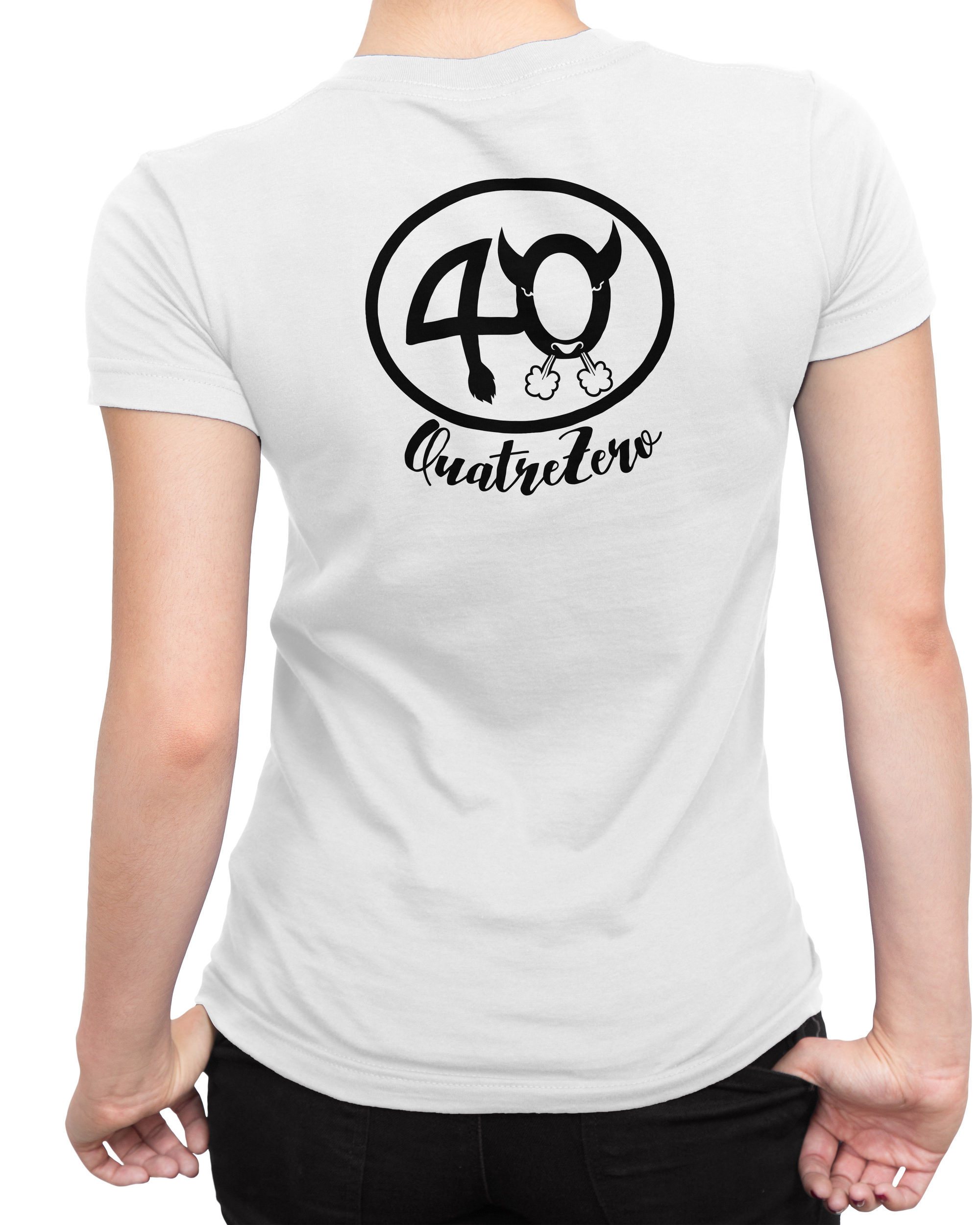 Tee-shirt 40 QuatreZero femme Logo