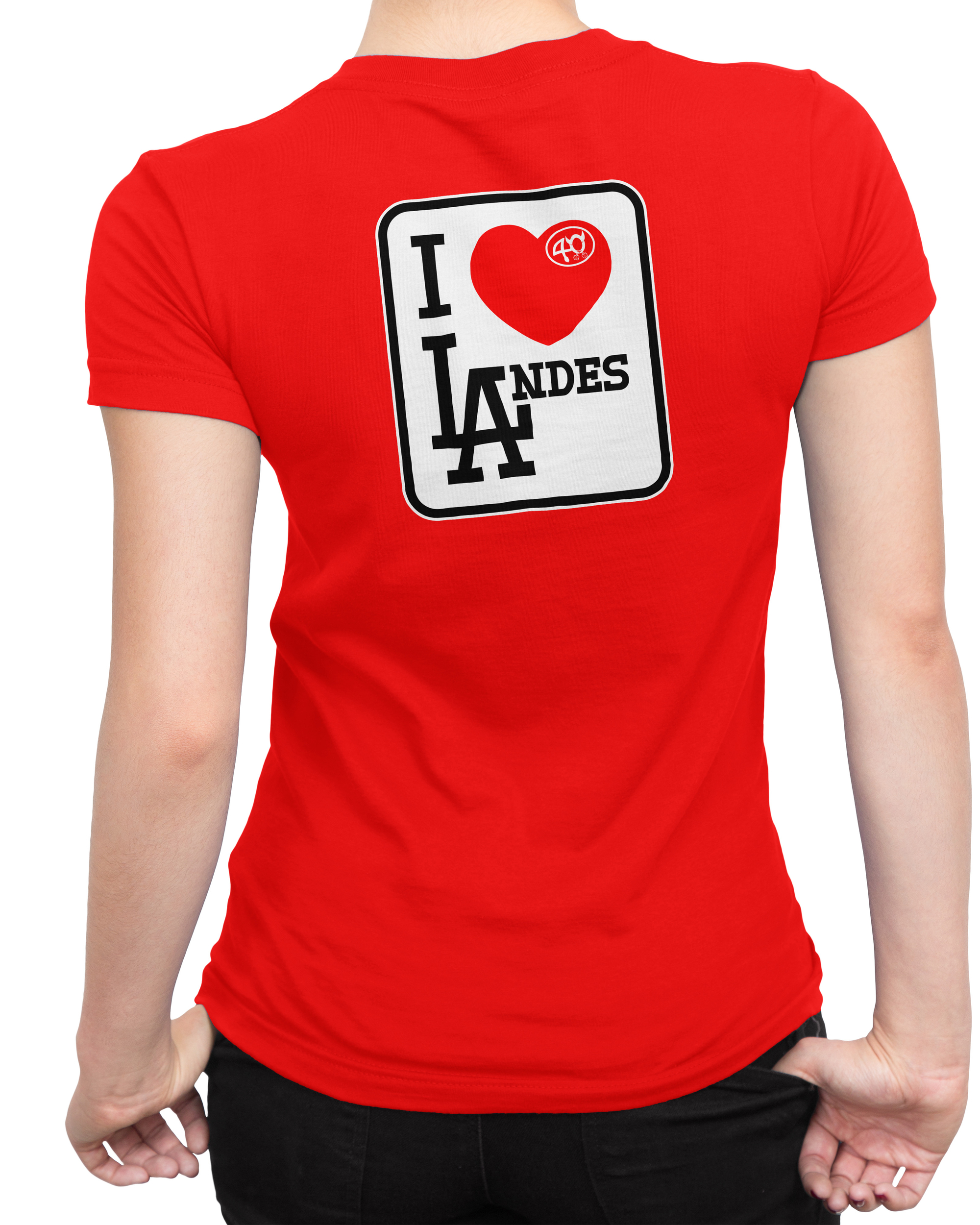 Tee-shirt 40 QuatreZero femme Love Landes