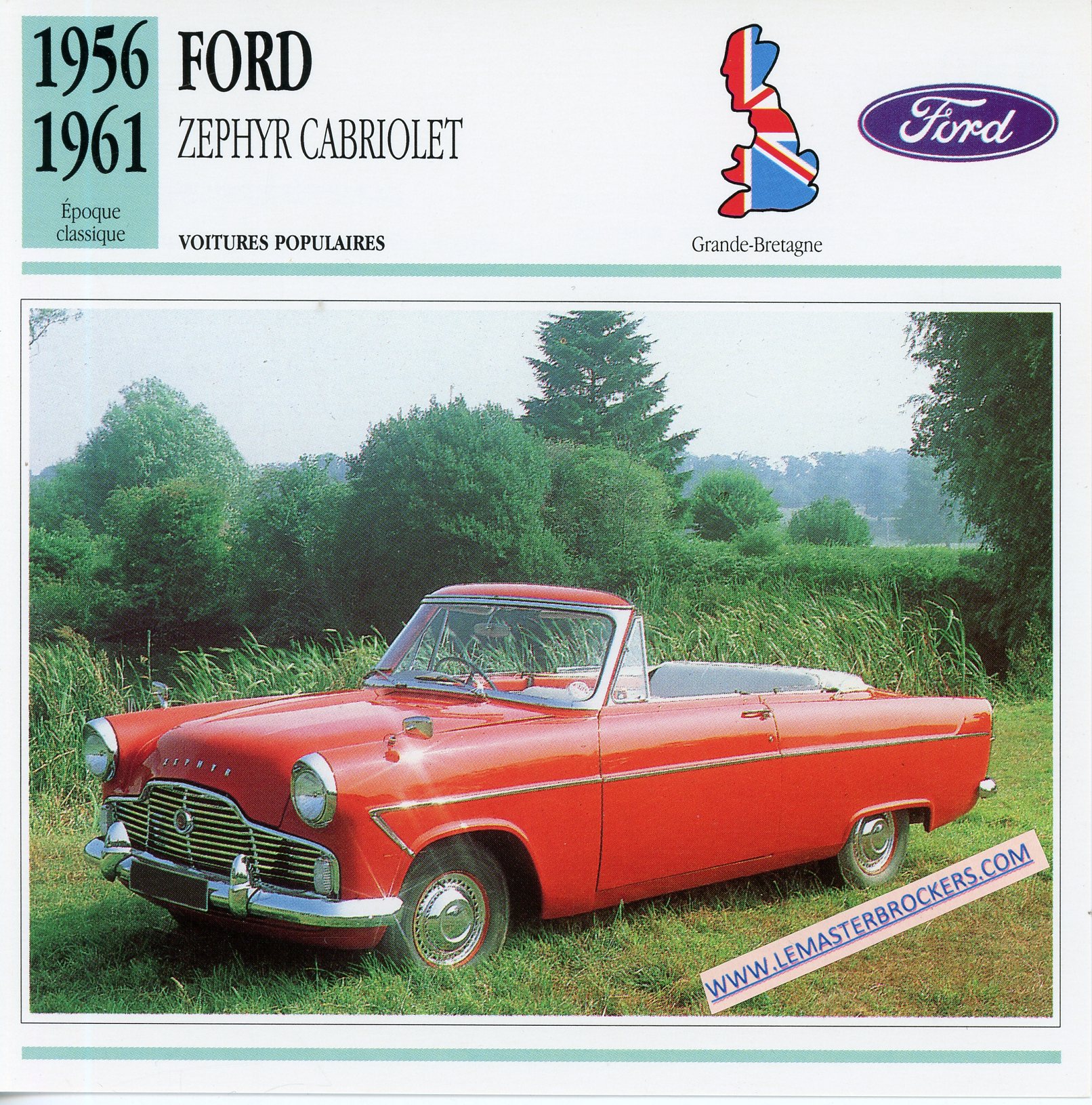 FICHE-AUTO-FORD-zephyr-cabriolet-1956-1961-LEMASTERBROCKERS