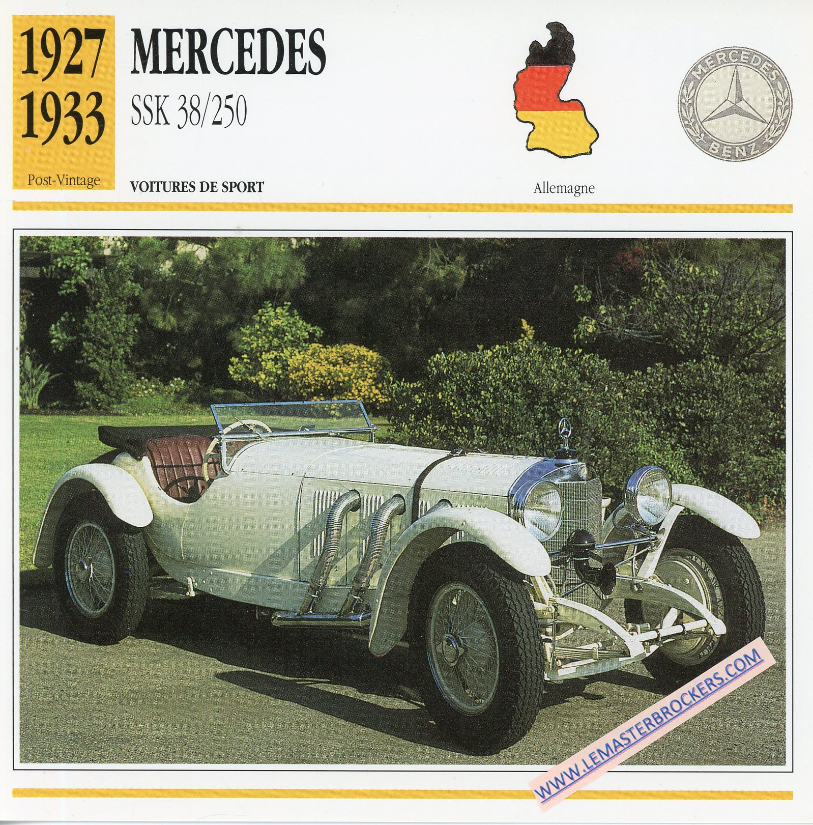 FICHE-AUTO-ATLAS-MERCEDES-SSK-38-250-1927-1933-LEMASTERBROCKERS