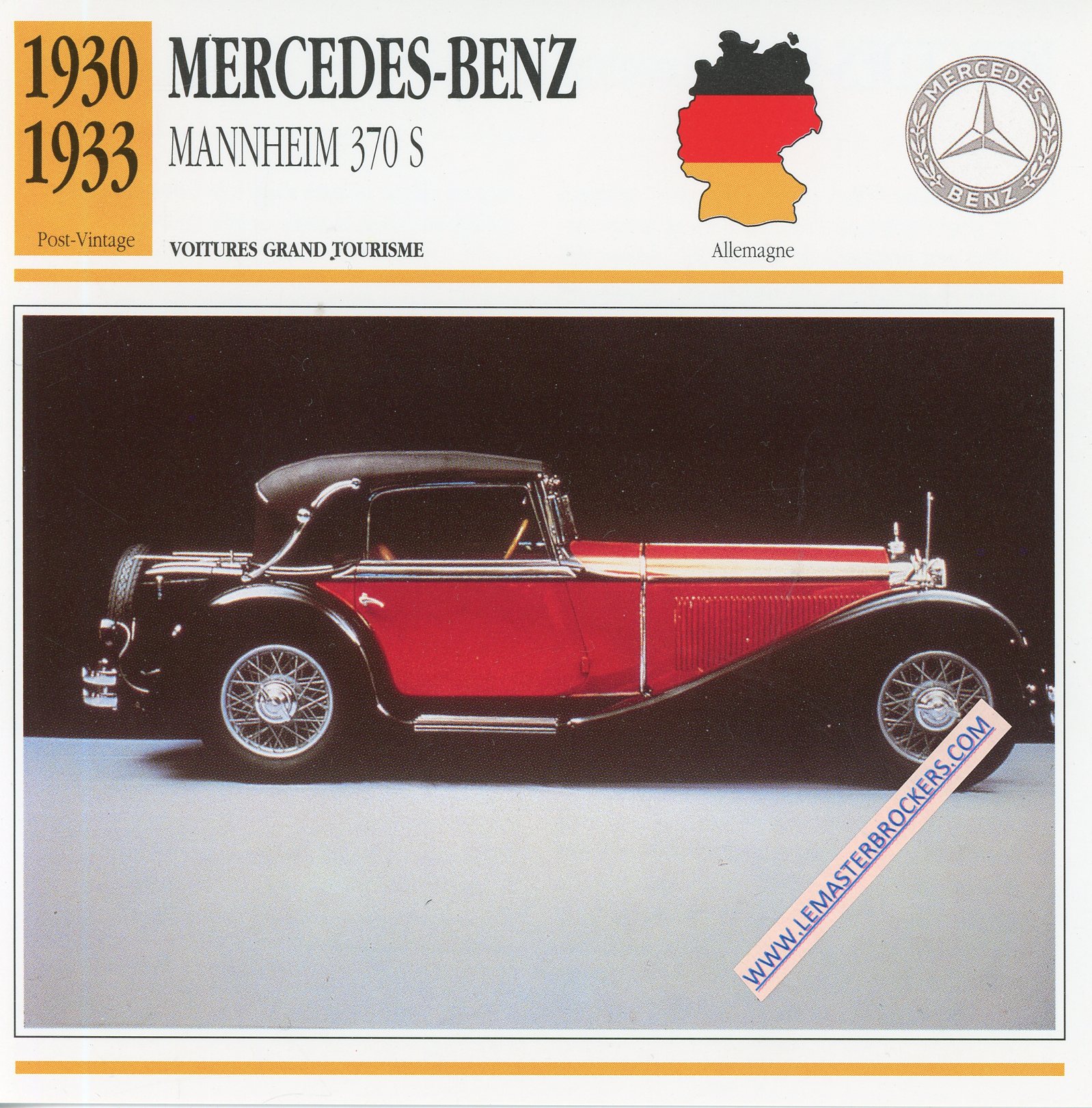 FICHE-AUTO-ATLAS-MERCEDES-BENZ-370S-1930-1933-LEMASTERBROCKERS-CARD-CARS