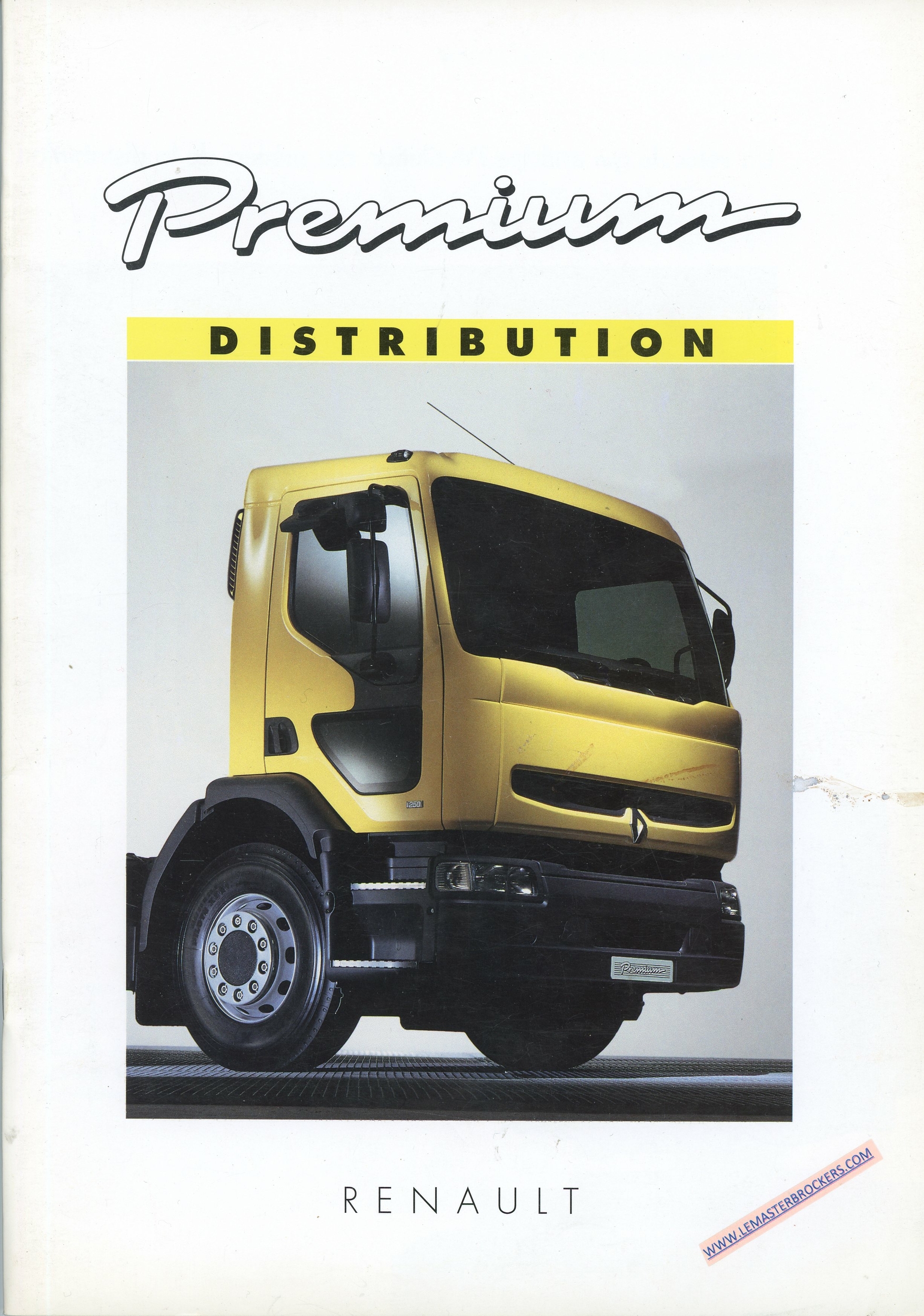 BROCHURE-camion-renault-PREMIUM-DISTRIBUTION-lemasterbrockers-1996