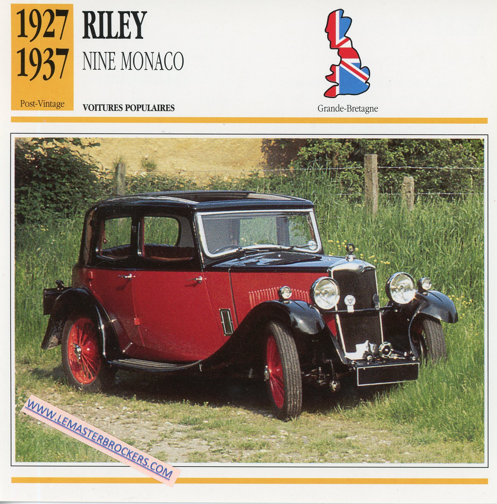 FICHE-AUTO-RILEY-NINE-MONCAO-1927-1937-LEMASTERBROCKERS
