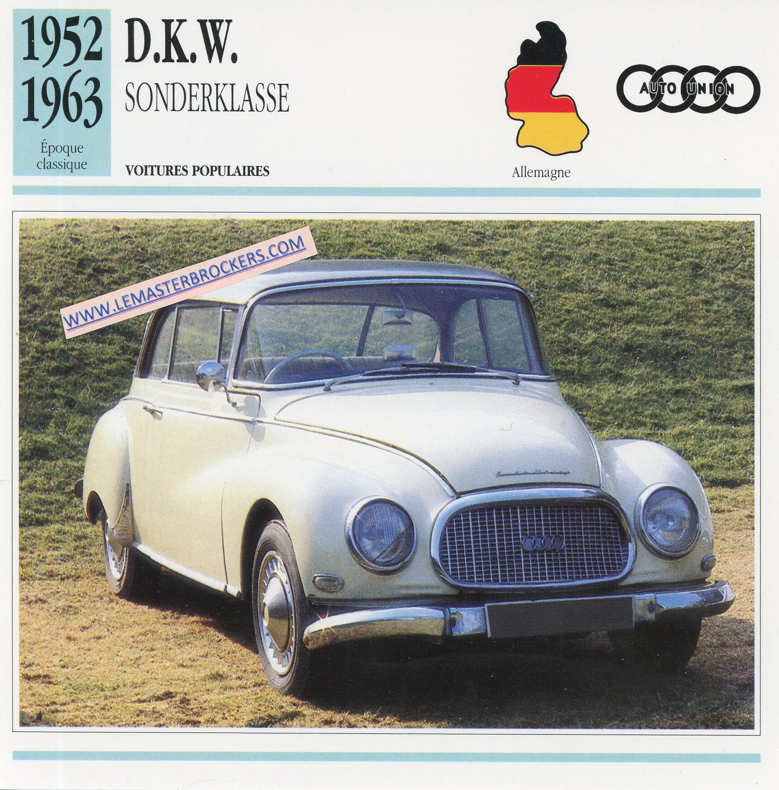 FICHE-AUTO-DKW-SONDERKLASSE-1952-1953-LEMASTERBROCKERS