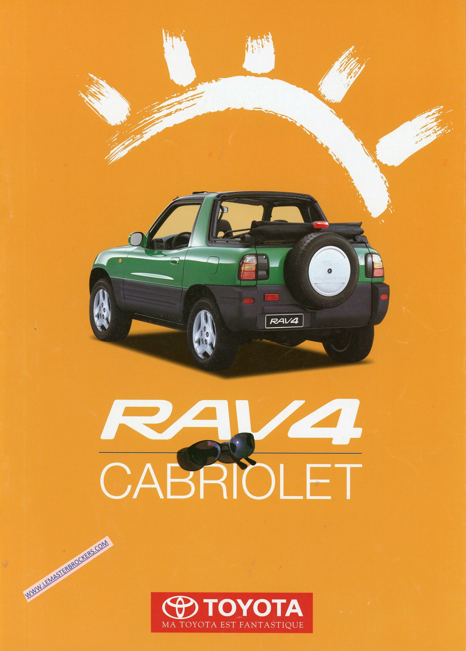 BROCHURE-AUTO-TOYOTA-RAV4-CABRIOLET-LEMASTERBROCKERS-CATALOGUE-AUTOMOBILE-4X4