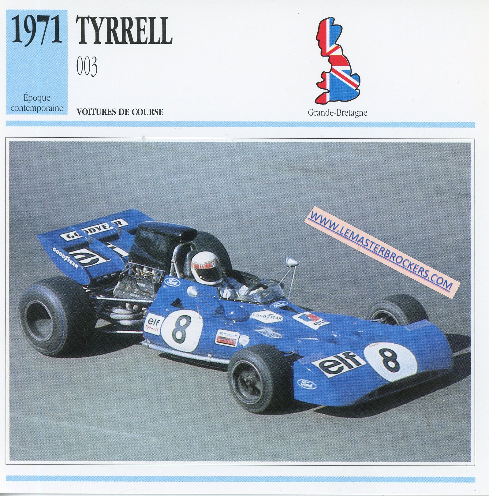 FICHE-AUTO-TECHNIQUE-TYRRELL-003-1971-LEMASTERBROCKERS