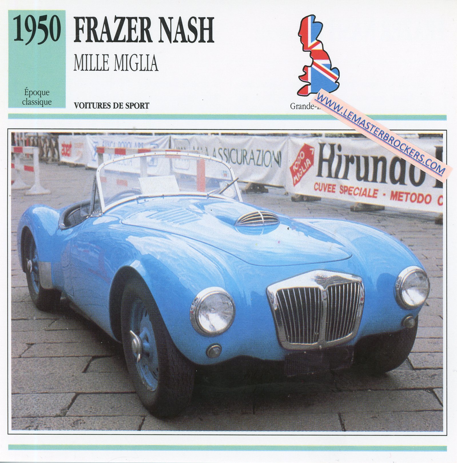 FICHE-AUTO-FRAZER-NASH-MILLE-MIGLIA-1950-LEMASTERBROCKERS-ATLAS