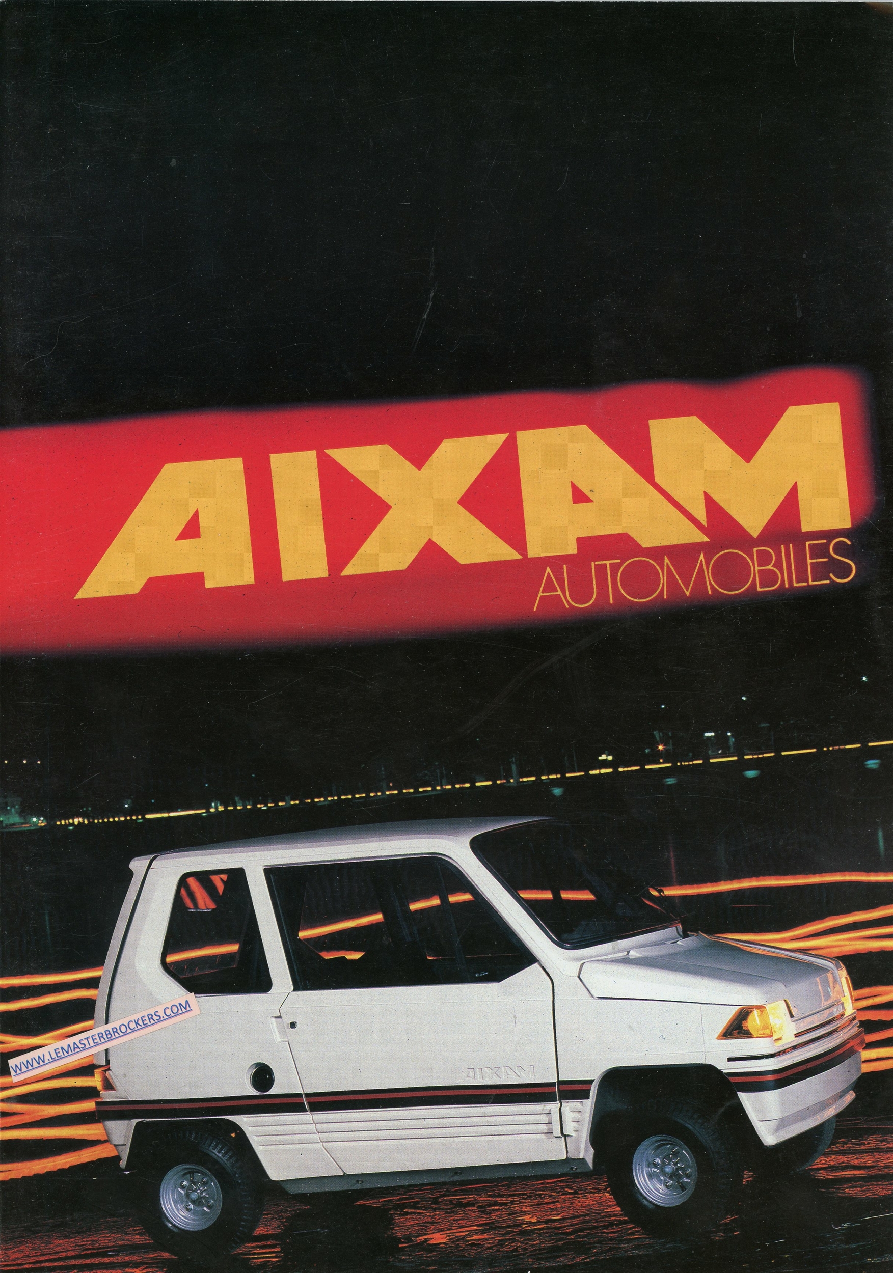 BROCHURE-AIXAM-50-325-LOMBARDINI-125-LEMASTERBROCKERS-VOITURETTE-SANS-PERMIS