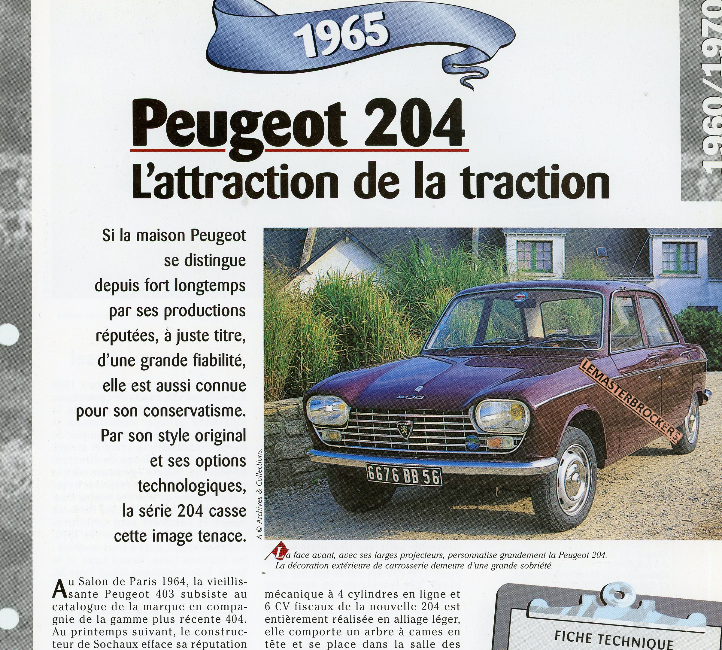 PEUGEOT-204-1965-FICHE-TECHNIQUE-VOITURE-LEMASTERBROCKERS