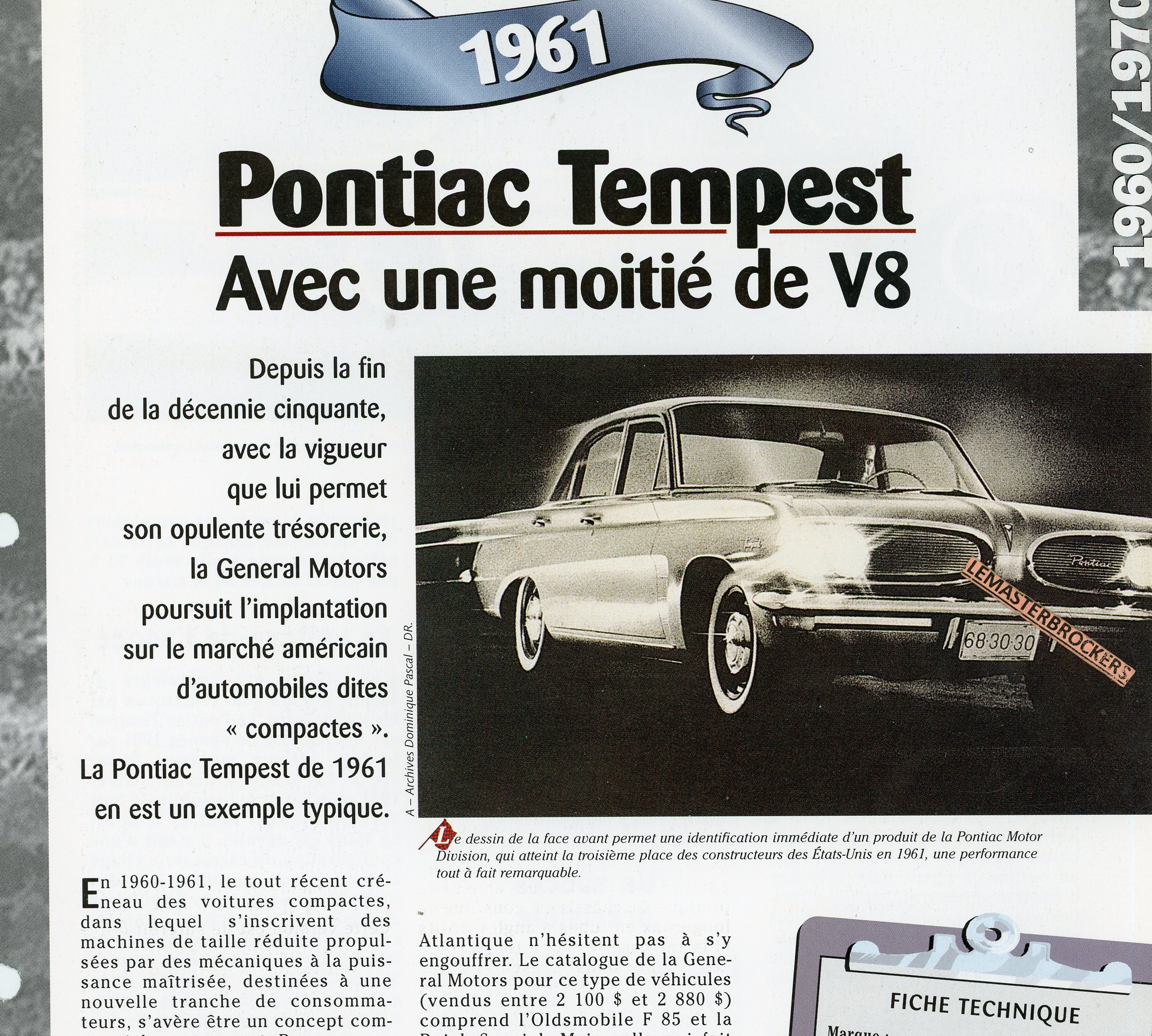 PONTIAC-TEMPEST-1961-FICHE-TECHNIQUE-VOITURE-LEMASTERBROCKERS