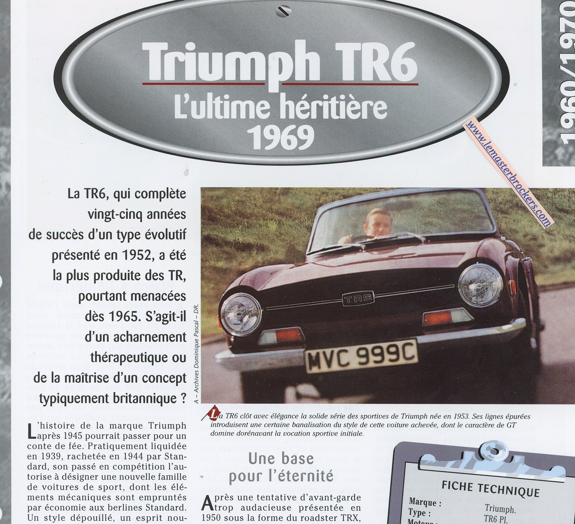 TRIUMPH-TR6-1969-FICHE-TECHNIQUE-VOITURE-LEMASTERBROCKERS