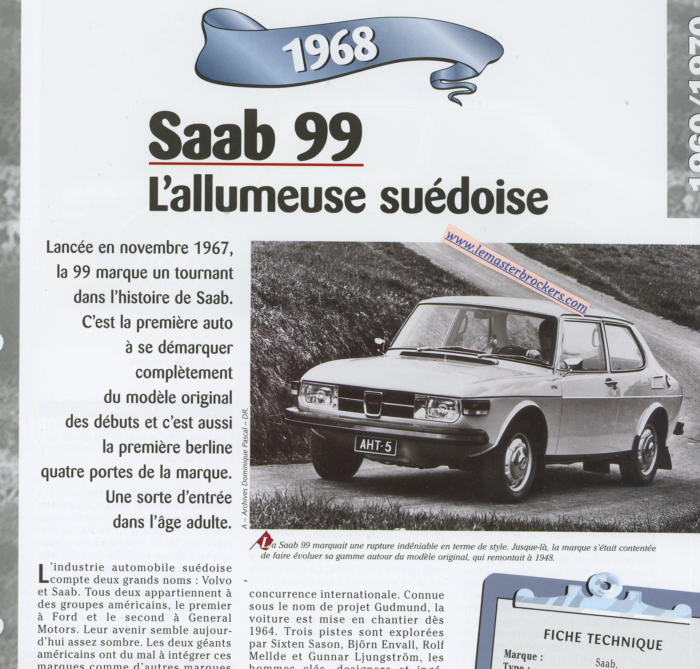 SAAB-99-1968-FICHE-TECHNIQUE-VOITURE-LEMASTERBROCKERS