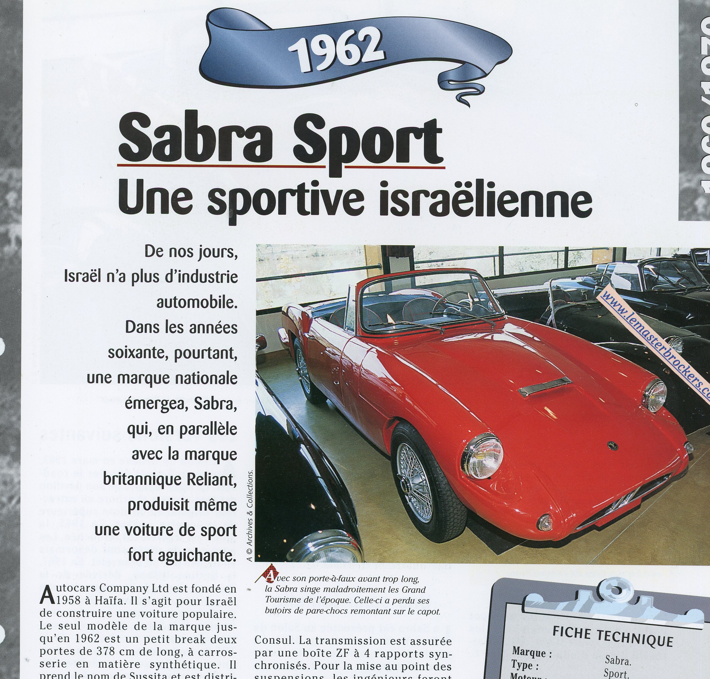 SABRA-SPORT-1962-FICHE-TECHNIQUE-VOITURE-LEMASTERBROCKERS
