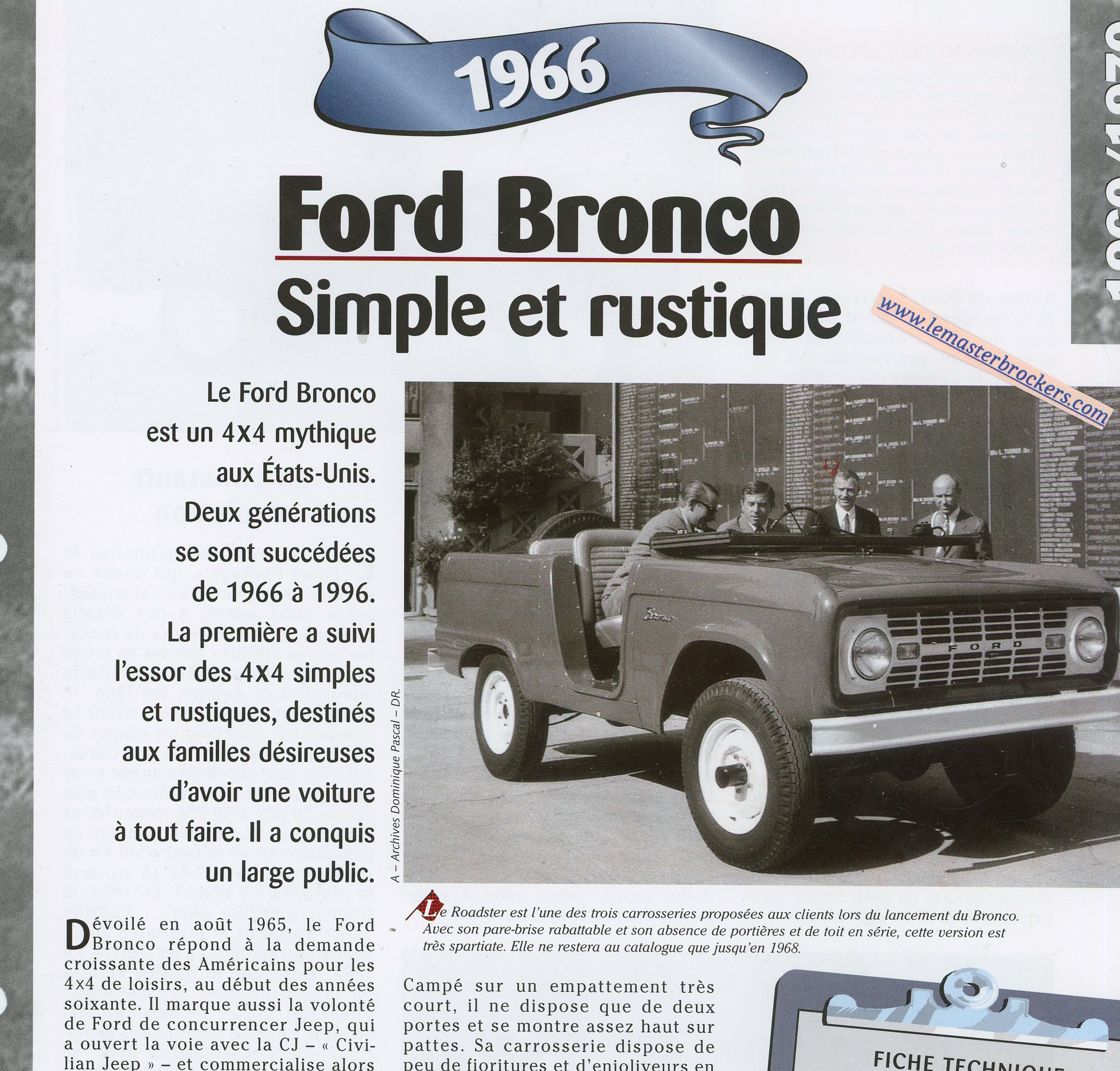 FORD-BRONCO-1966-FICHE-TECHNIQUE-LEMASTERBROCKERS-COM