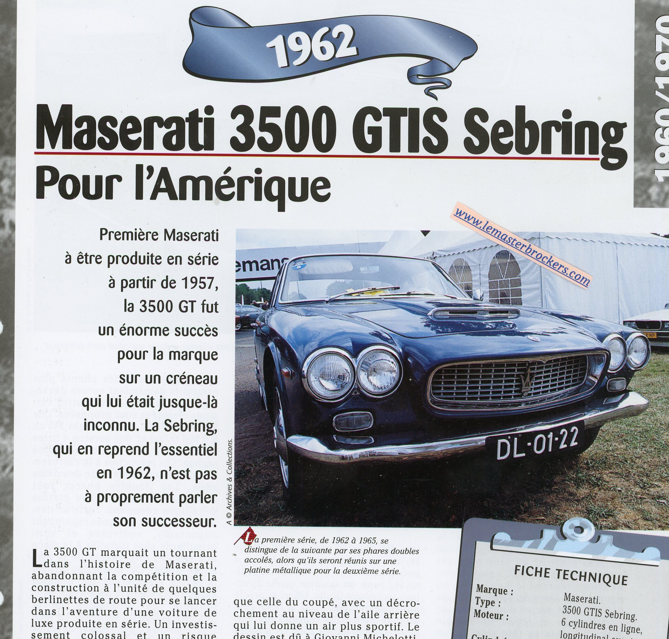MASERATI-3500-GTIS-SEBRING-1962-FICHE-TECHNIQUE-LEMASTERBROCKERS