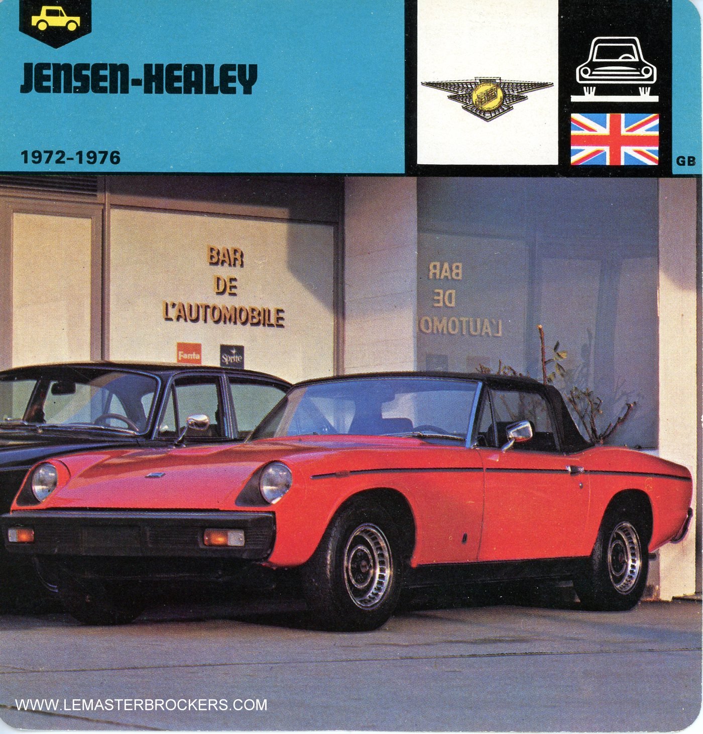 FICHE AUTO JENSEN HEALEY  1972-1976