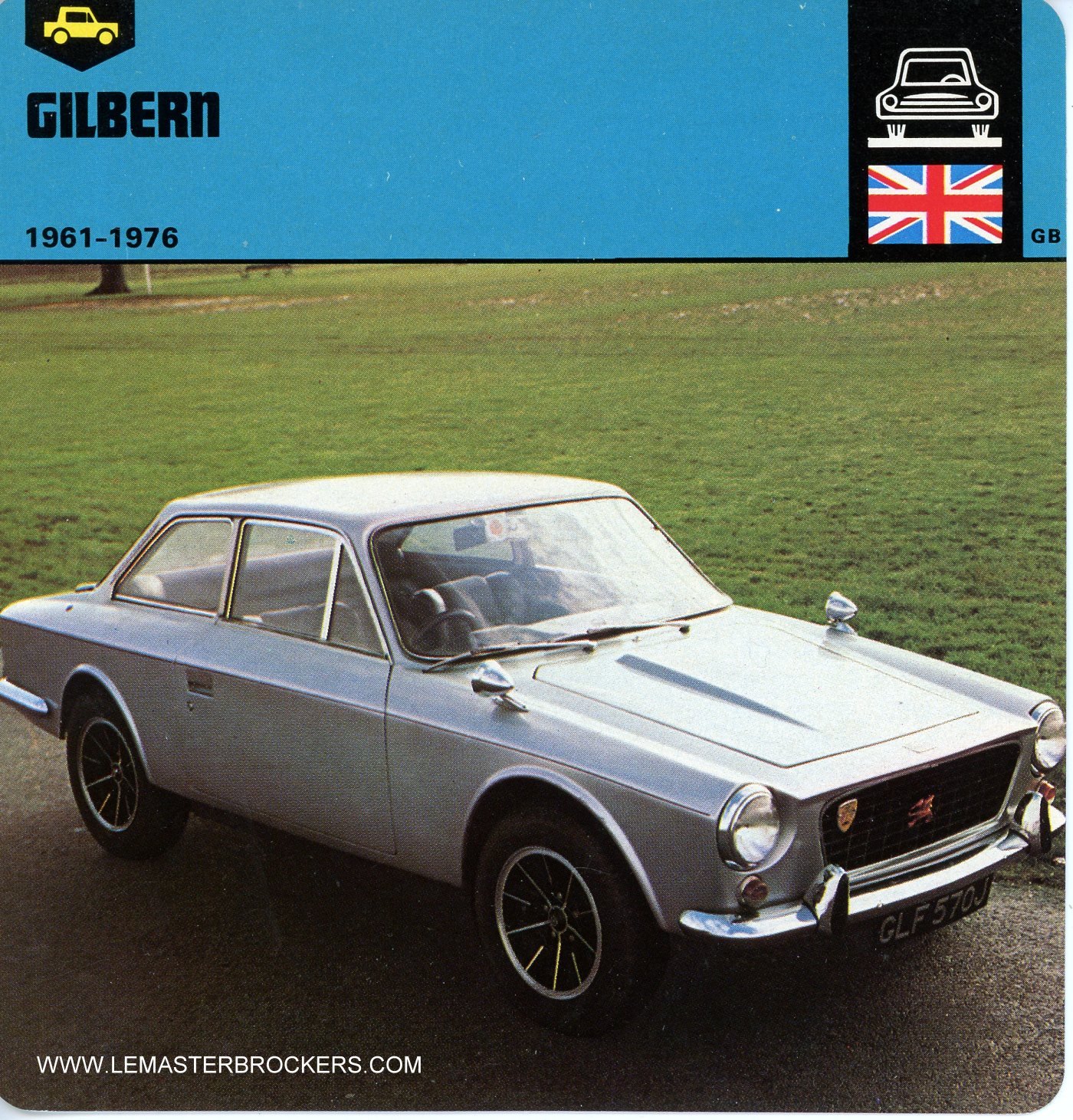 FICHE AUTO GILBERN  1961-1976