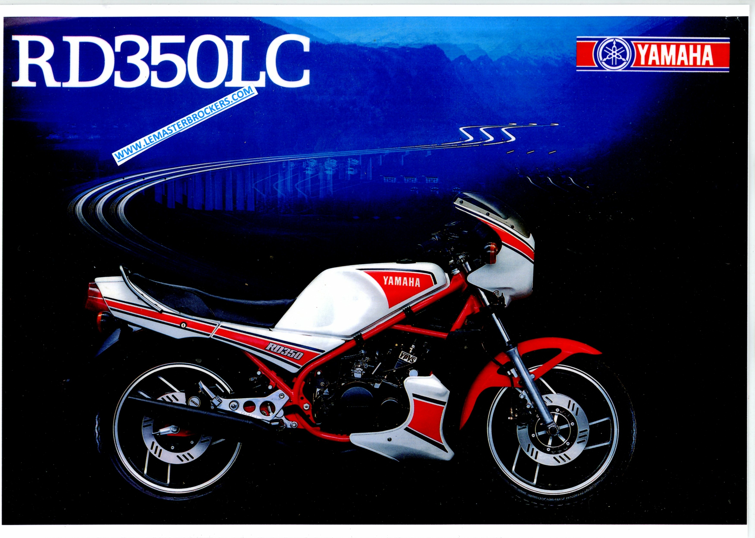 BROCHURE-MOTO-YAMAHA-RD-350LC-RD350LC-RD350-LC-LEMASTERBROCKERS-1983