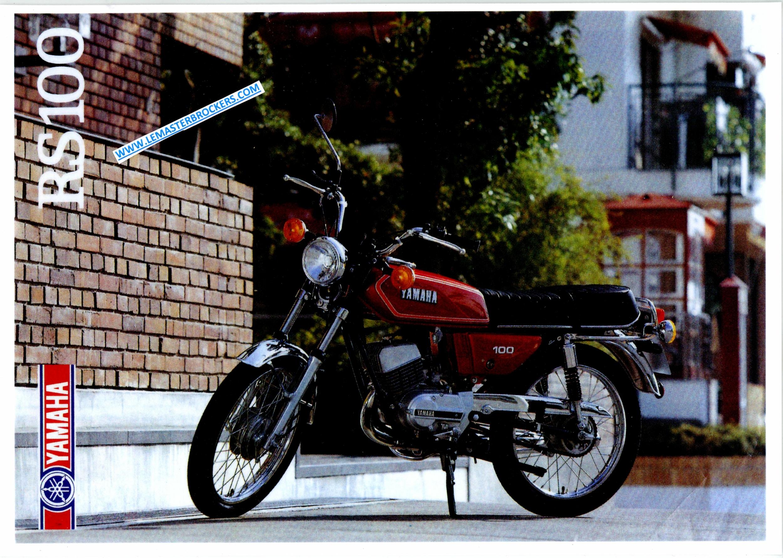 BROCHURE-MOTO-YAMAHA-RS-100-RS100-1982-LEMASTERBROCKERS