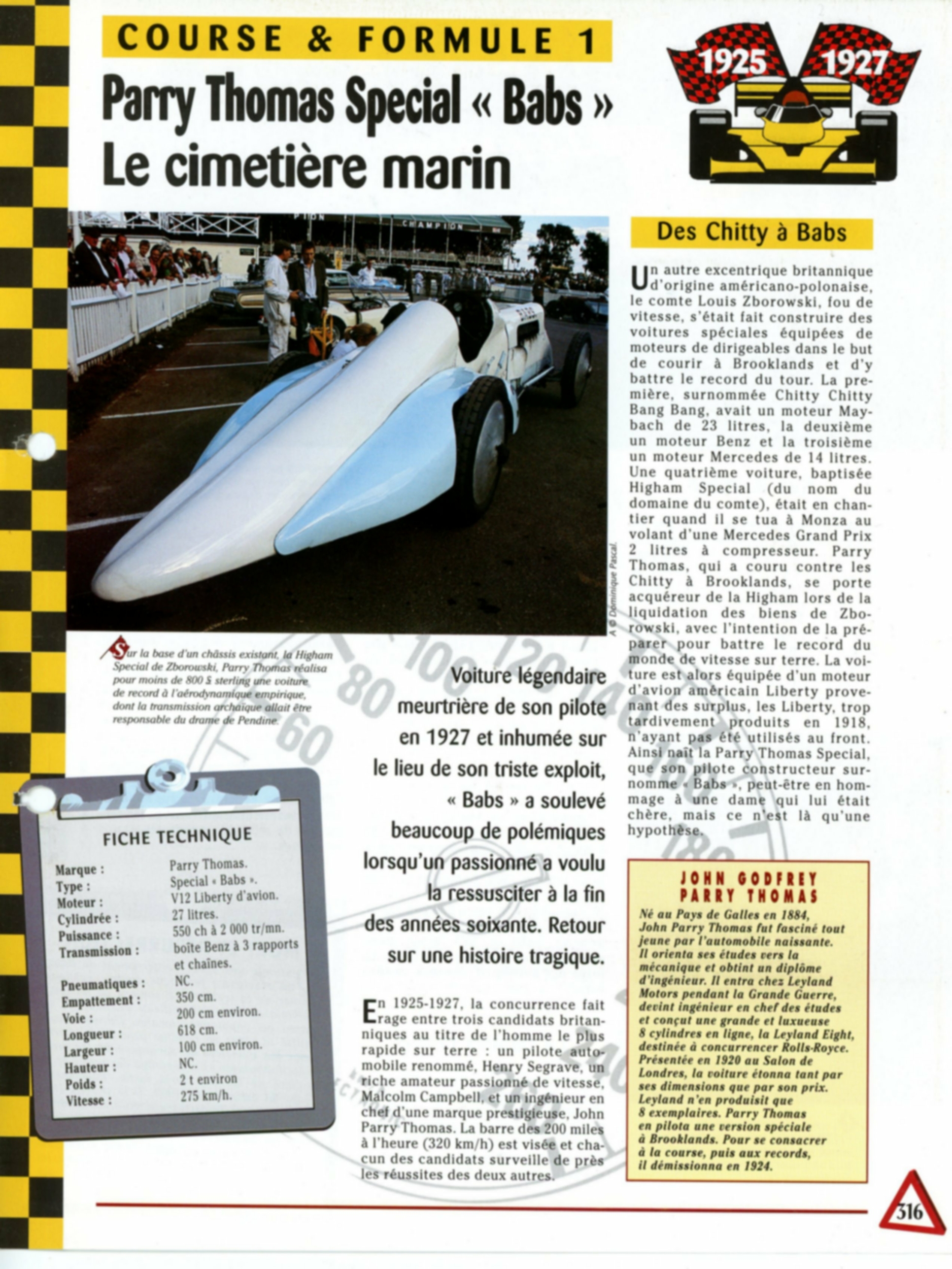 FICHE AUTO-LEMASTERBROCKERS-FICHE TECHNIQUE PARRY THOMAS SPECIAL BABS