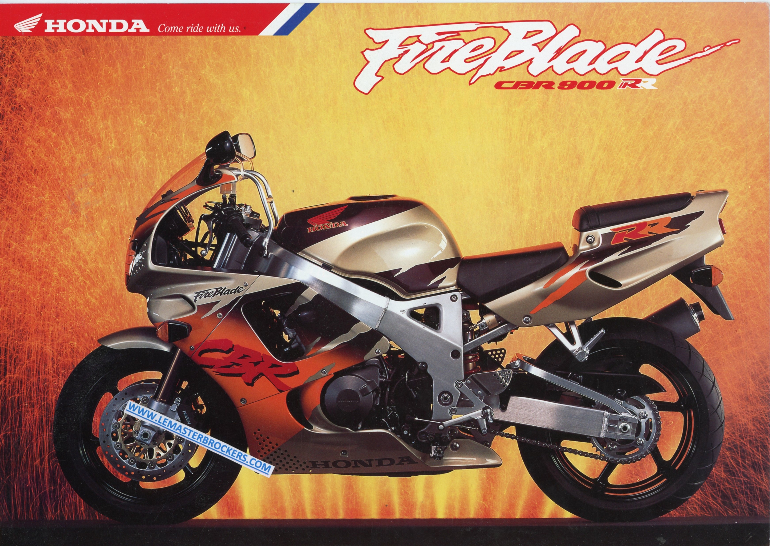 BROCHURE-MOTO-HONDA-CBR-900-RR-FIREBLADE-CBR900-CBR900RR-LEMASTERBROCKERS