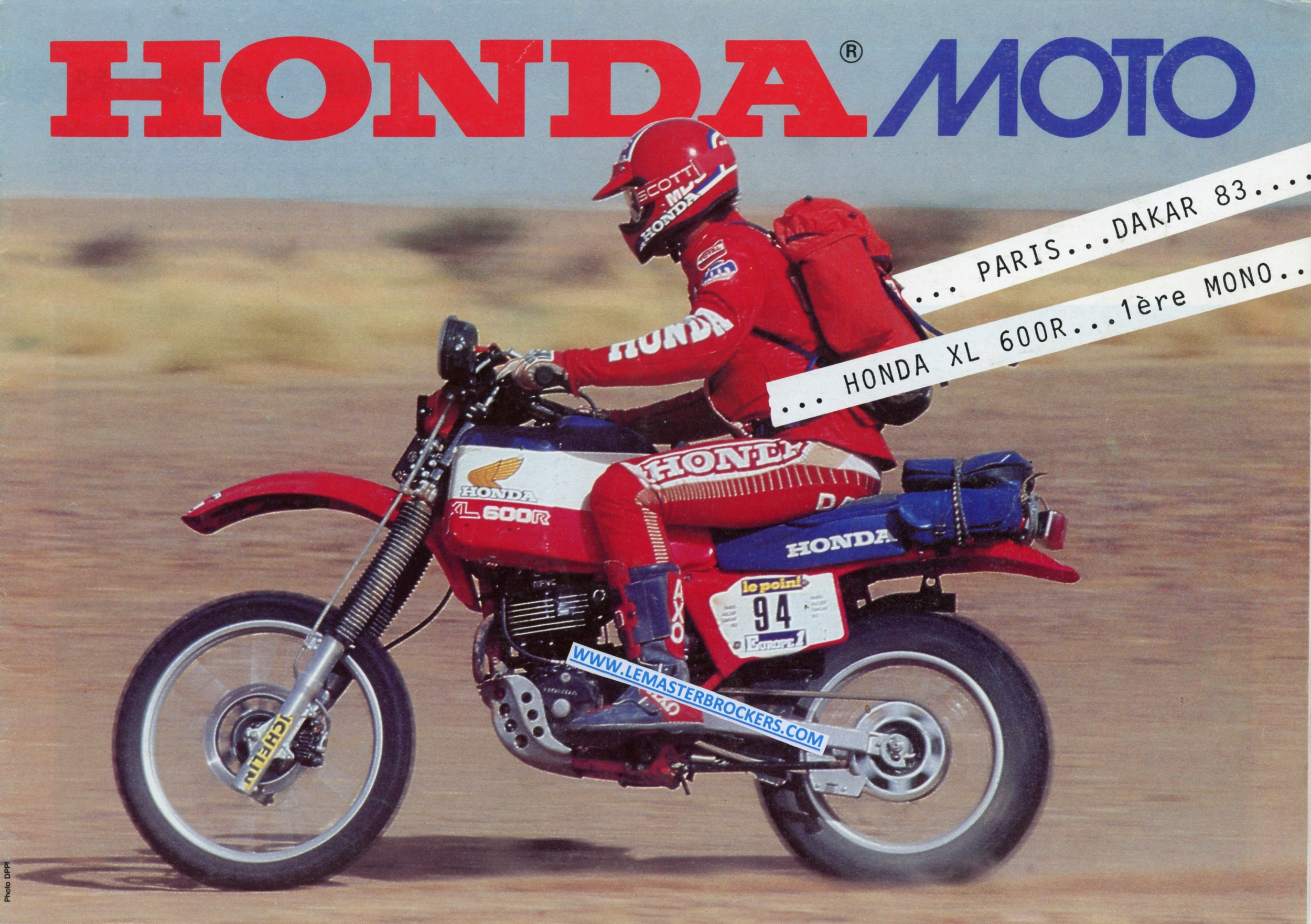 BROCHURE-MOTO-HONDA-1983-XLV-CB-CX-DAX-MTX-XL-MBX80-CB-GL-VF-CY80B-LEMASTERBROCKERS-PROSPECTUS-MOTORCYCLES