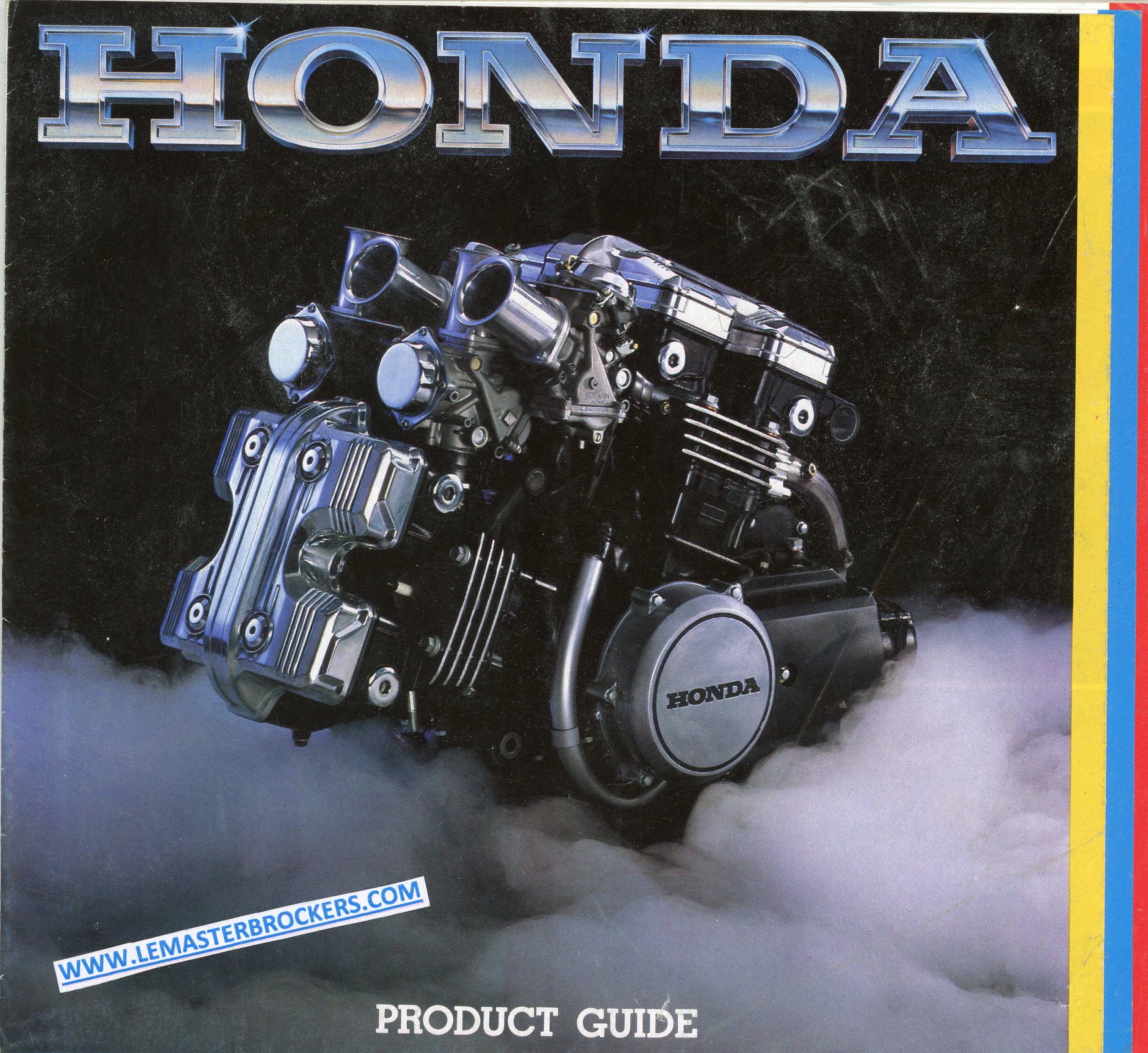 BROCHURE-product-guide-MOTO-HONDA-1983--LEMASTERBROCKERS-PROSPECTUS