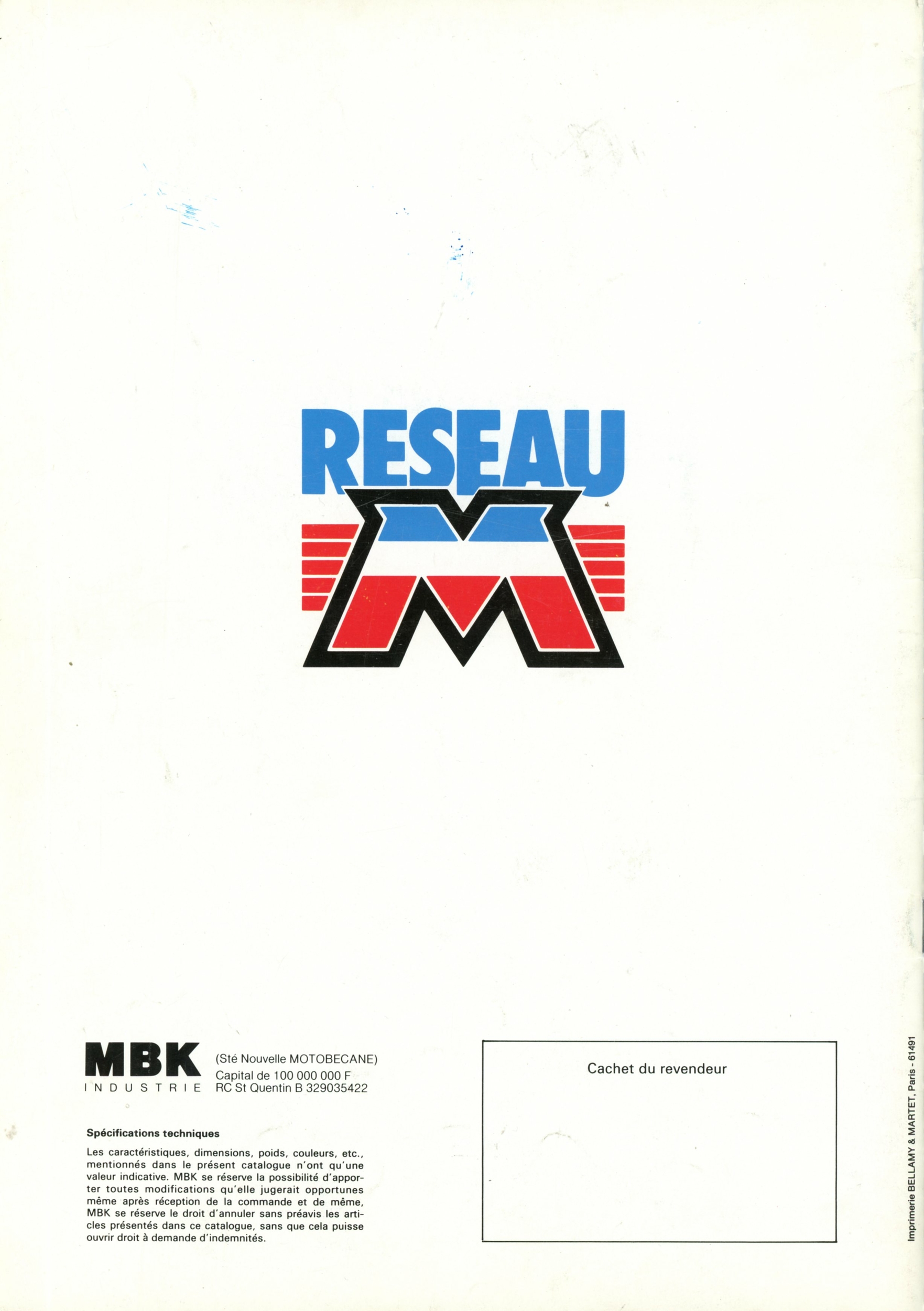 BROCHURE-RESEAU-LA-BOUTIQUE-MBK-MOTOBECANE-TYPE-51-BMX-VELO-1986-LEMASTERBROCKERS