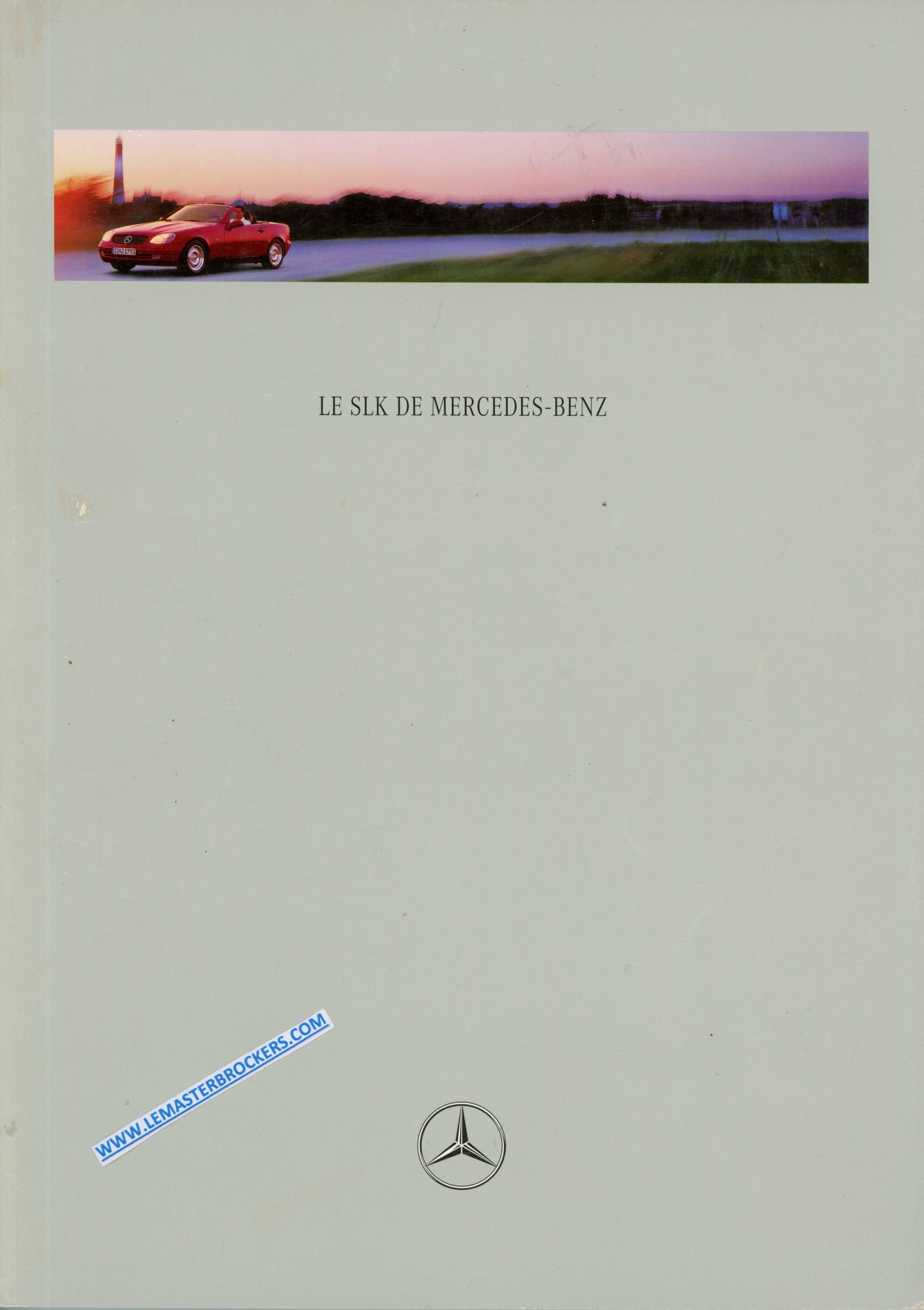 BROCHURE-CATALOGUE-MERCEDES-SLK-200-230-KOMPRESSOR-1996-LEMASTERBROCKERS