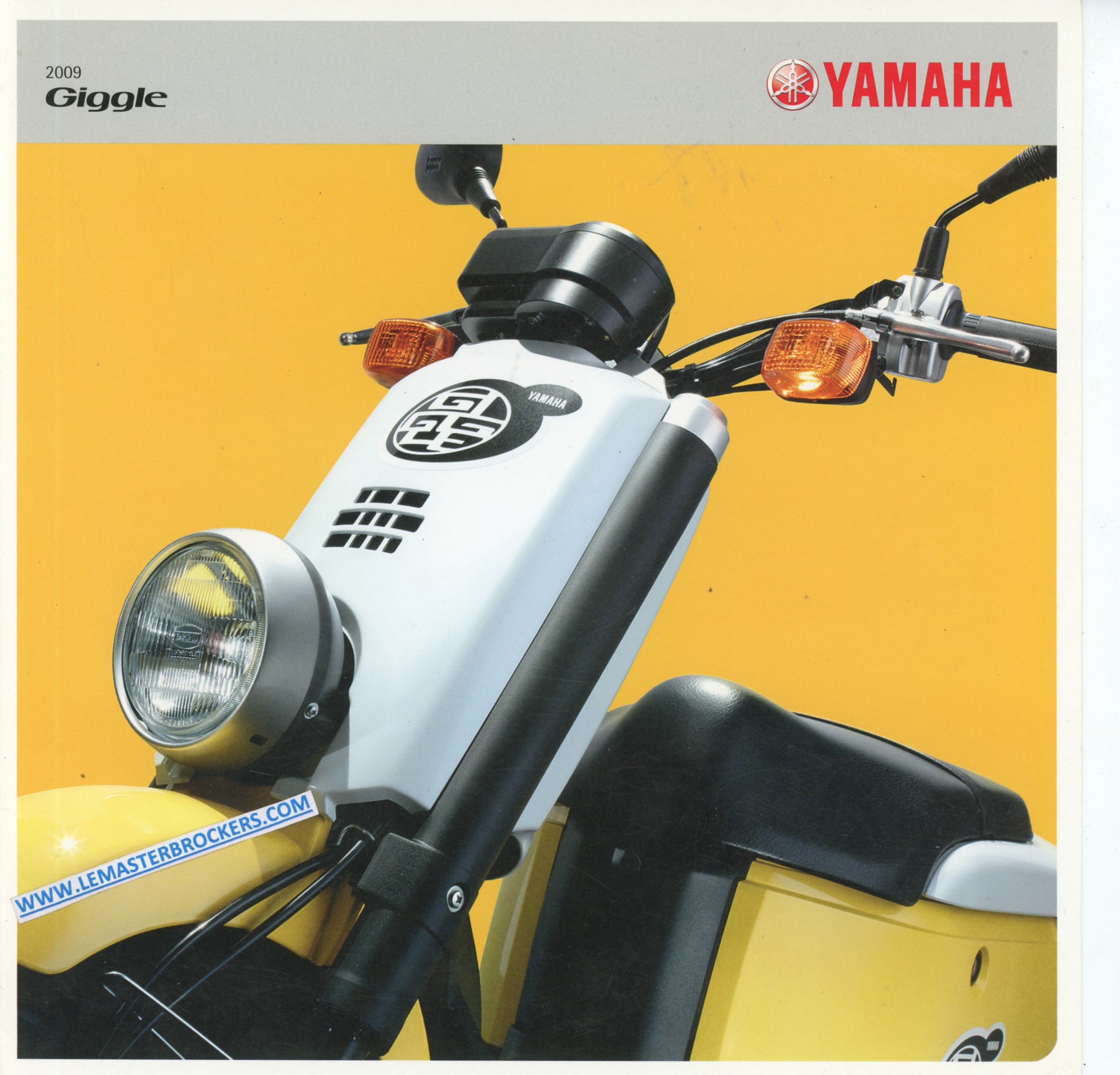 BROCHURE-SCOOTER-YAMAHA-GIGGLE-BXF50-LEMASTERBROCKERS-CATALOGUE-PROSPECTUS-MOTO