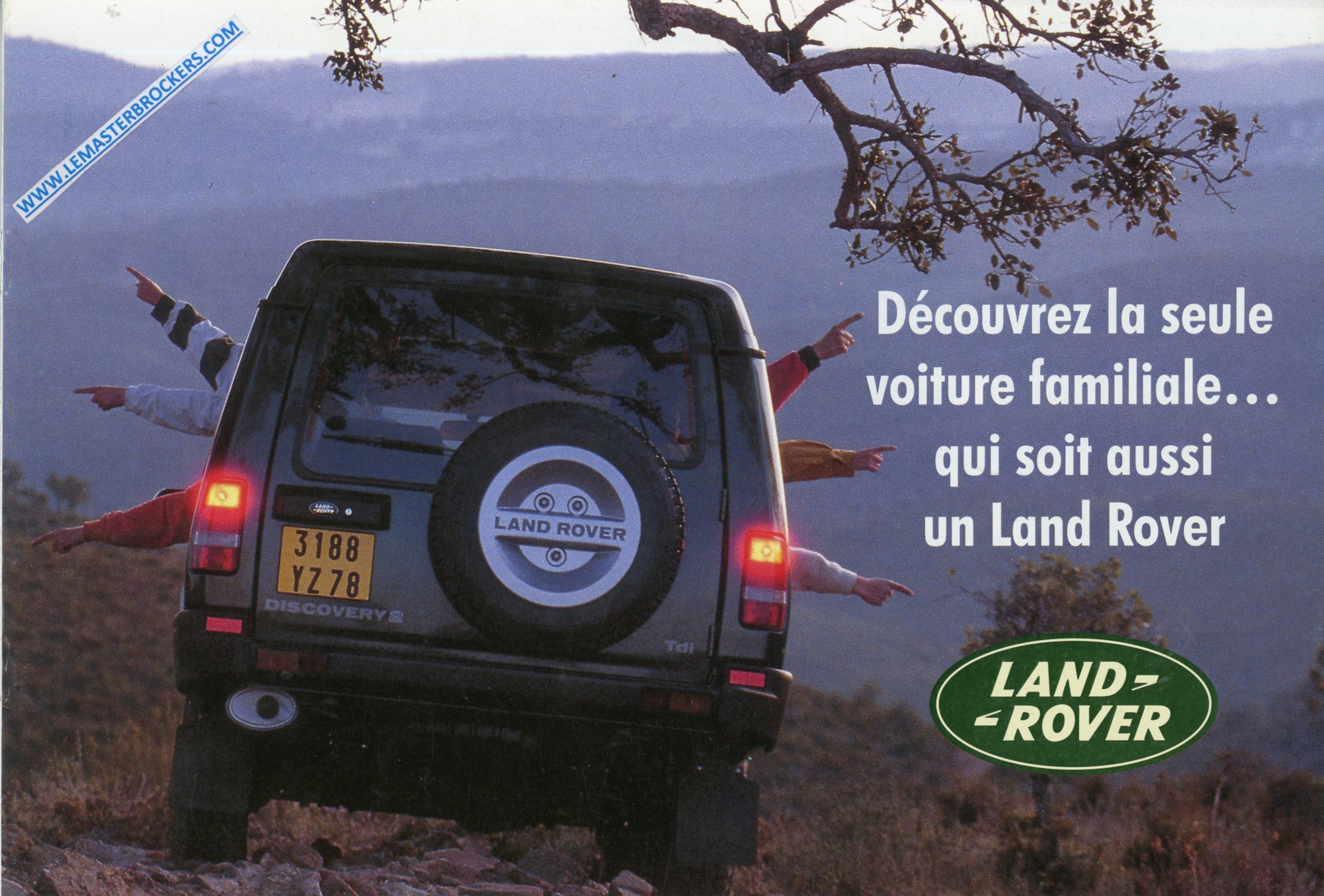 BROCHURE-LAND-ROVER-DISCOVERY-2-LEMASTERBROCKERS-CATALOGUE-VOITURE-PROSPECTUS-AUTOMOBILE