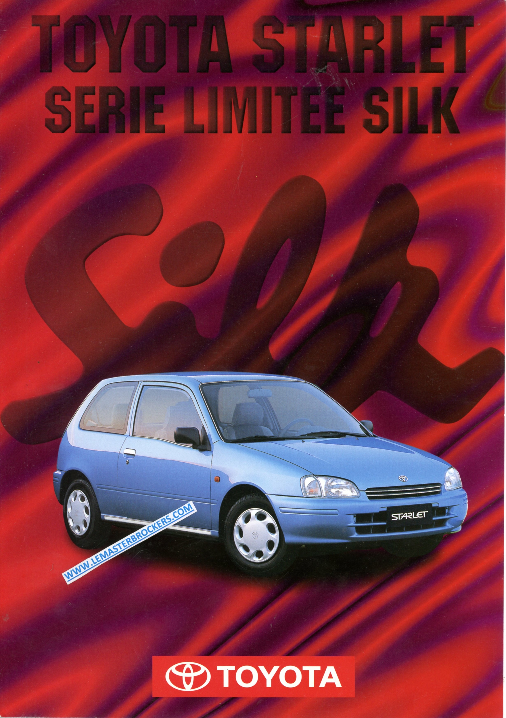 TOYOTA-STARLET-SILK-1998-LEMASTERBROCKERS-CATALOGUE-AUTO-PROSPECTUS-AUTOMOBILE