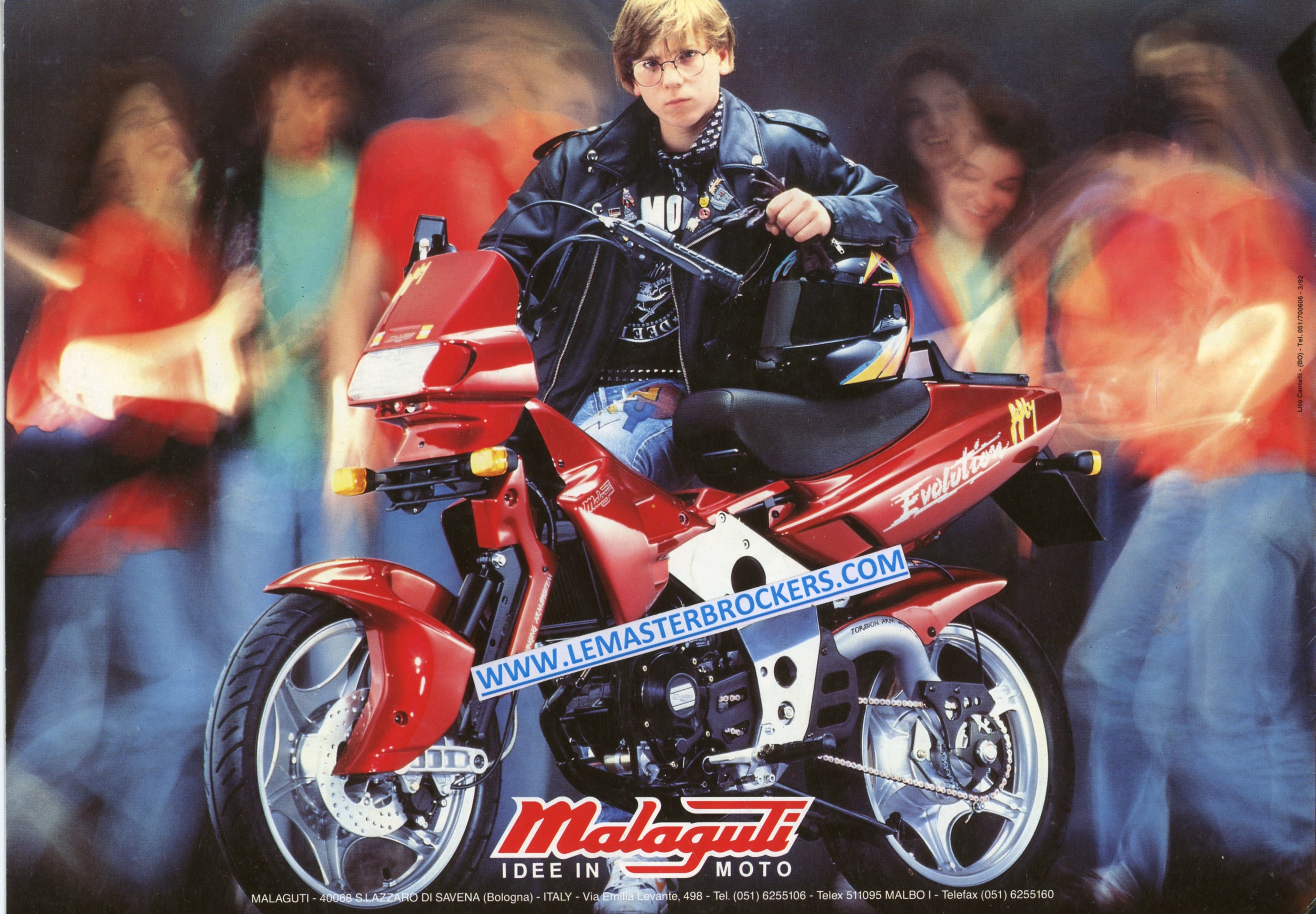 brochure-malugati-50-fifty-lemasterbrockers-catalogue-prospectus-mobylette-motorcycles