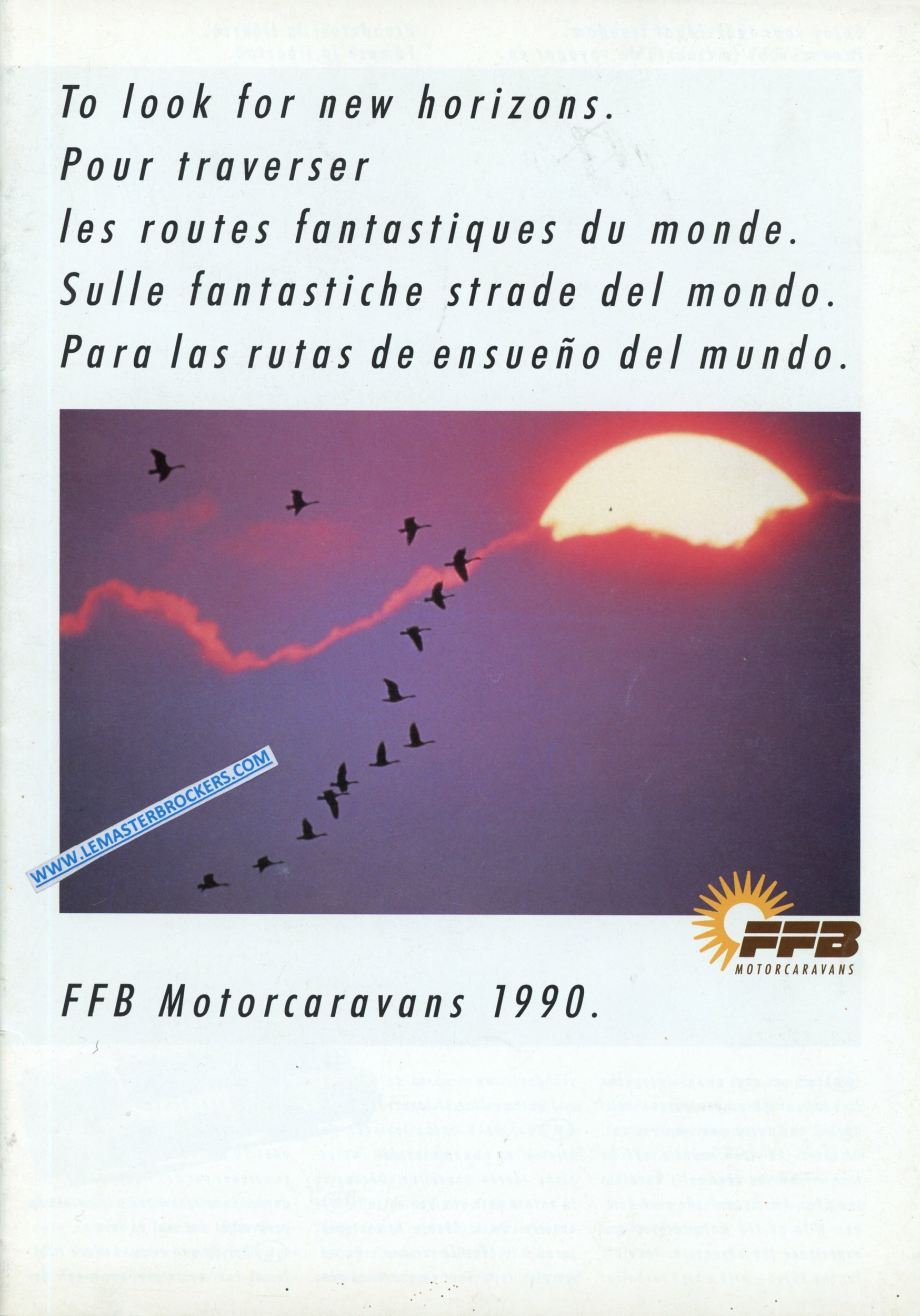BROCHURE-CAMPING-CAR-FFB-1990-LEMASTERBROCKERS